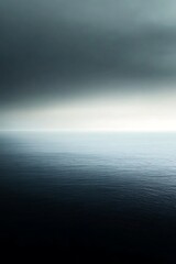 Obraz premium A Smooth Gradient Background Transitioning from Cool Grey to Deep Charcoal with a Modern Touch, Creating a Sleek and Subtle Backdrop. Empty Template for Design Project