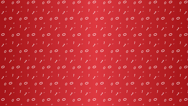 Seamless binary code pattern red