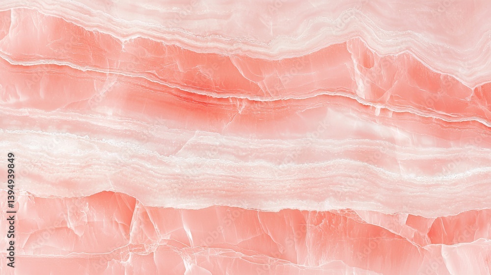 Poster a soft pink marble texture with subtle white veining, creating a sophisticated and elegant appearanc