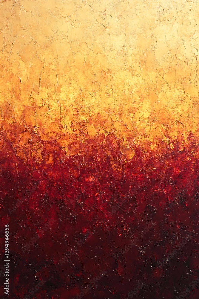Poster smooth gradient background blending warm terracotta and rich amber with a matte finish, empty tample