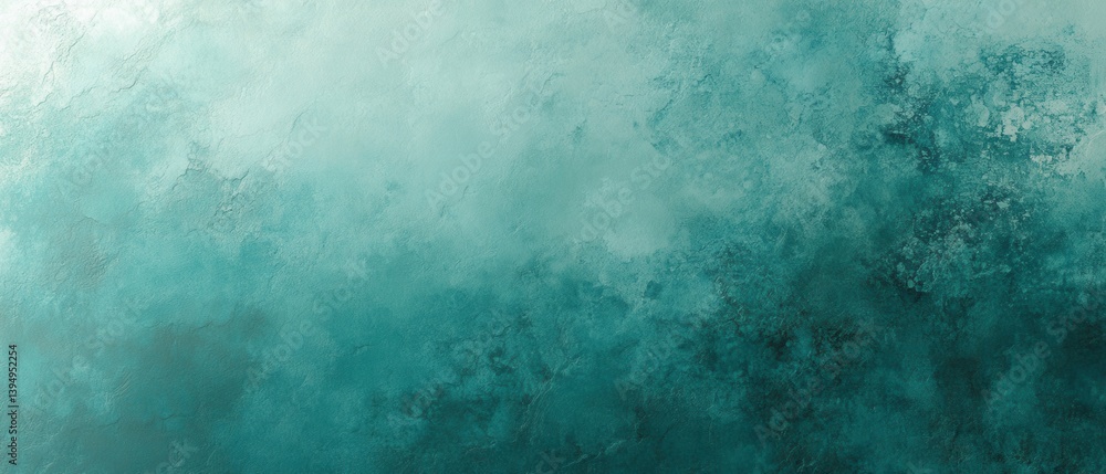 Poster elegant teal textured background with subtle gradient and artistic grunge effect ideal for design pr