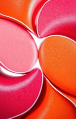 close up of a red and yellow plastic cap