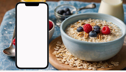 photo in a cafe. cafe and phone icon photo for business. program for a cafe. phone icon. breakfast in a cafe. order from the phone in a cafe. phone with a white background