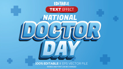 3d text effect medical theme