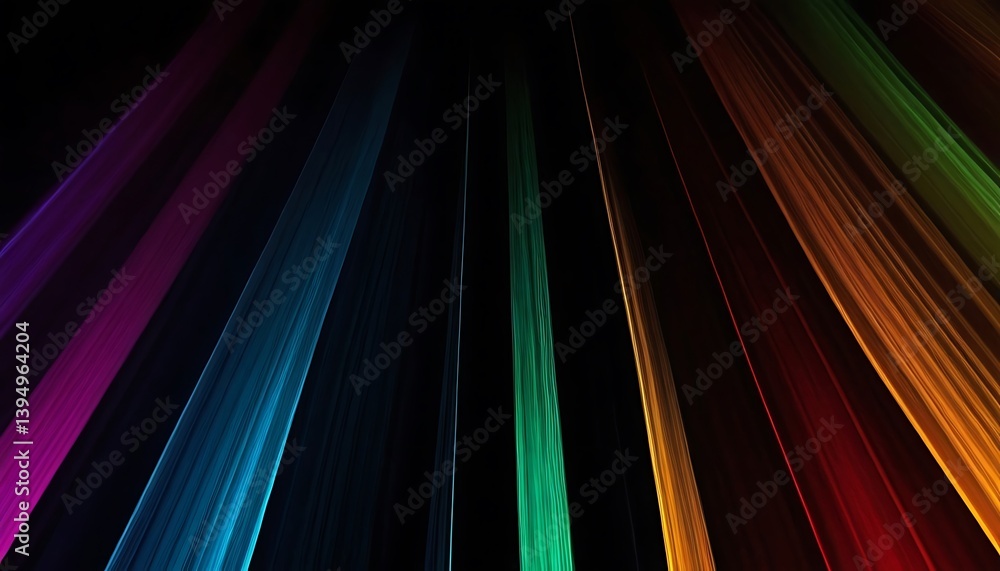 Poster abstract colorful background with lines with black background,blur, colourful, dynamic, fantasy, fas
