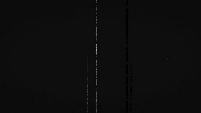 Vintage Film Grain Texture with Scratches and Dust &mdash; Black and White Background