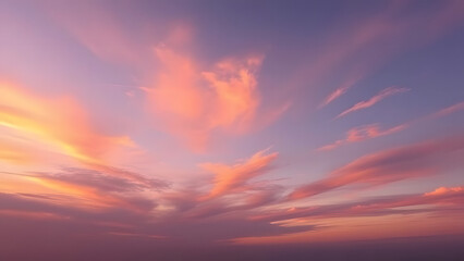 Fototapeta premium Dramatic red sunset sky with clouds painted the evening landscape in beautiful colors
