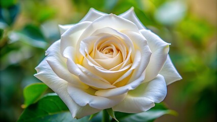 Fototapeta premium A single white rose