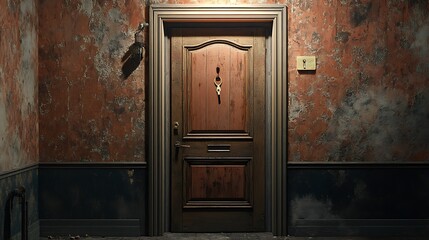 Mysterious Old Doorway: A Glimpse into the Past