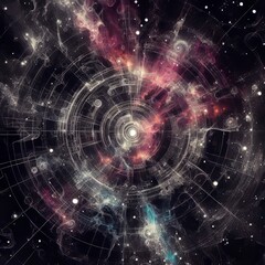 Obraz premium Galactic an otherworldly cosmic vibe