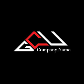 GCU logo design, GCU simple and modern logo. GCU luxurious alphabet design