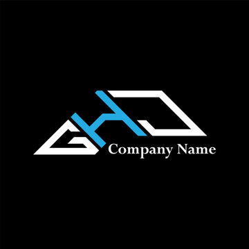 GHJ logo design, GHJ simple and modern logo. GHJ luxurious alphabet design