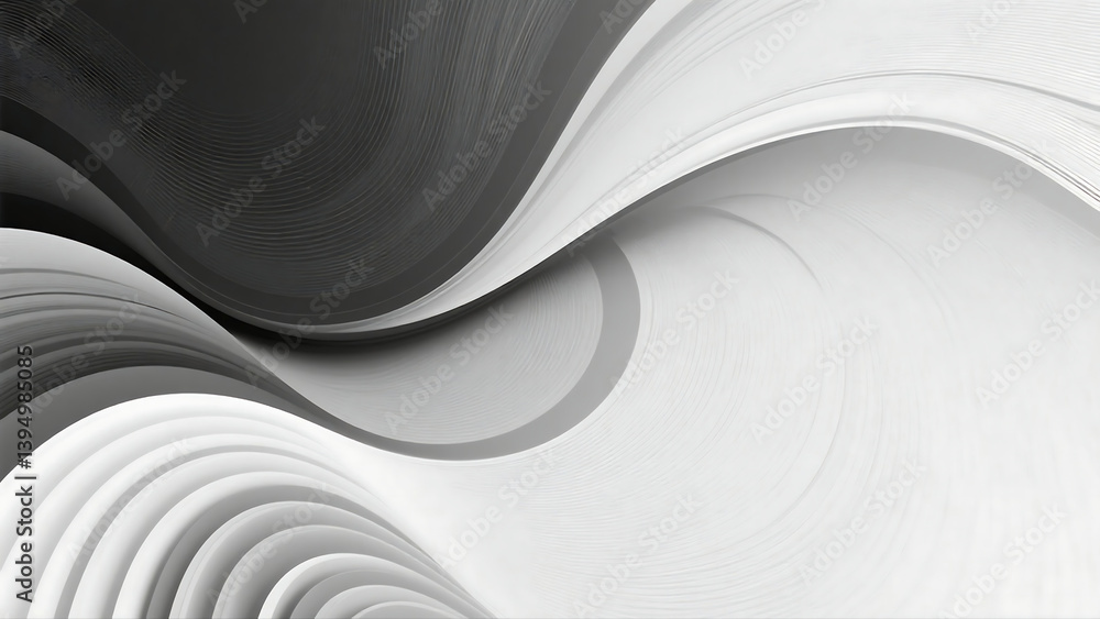 Poster metallic gray modern abstract background with minimalist design for technology, futuristic, and luxu