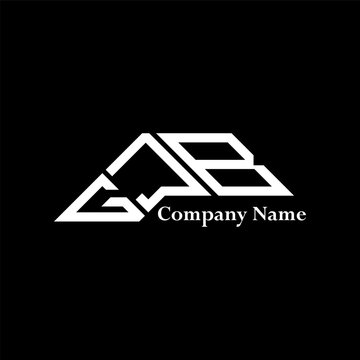 GJB logo design, GJB simple and modern logo. GJB luxurious alphabet design