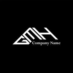GMH logo design, GMH simple and modern logo. GMH luxurious alphabet design