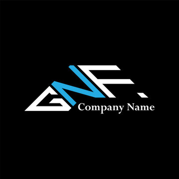 GNF logo design, GNF simple and modern logo. GNF luxurious alphabet design