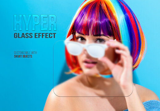 Hyper Glass Photo Effect