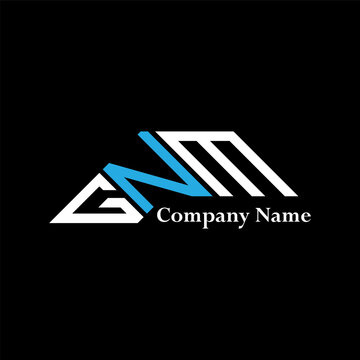 GNM logo design, GNM simple and modern logo. GNM luxurious alphabet design