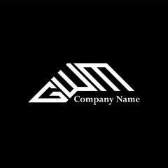 GWM logo design, GWM simple and modern logo. GWM luxurious alphabet design