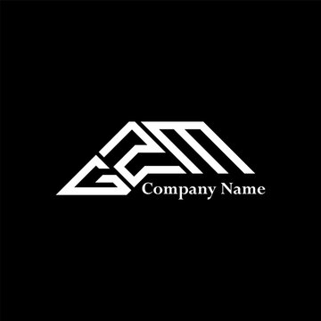 GZM logo design, GZM simple and modern logo. GZM luxurious alphabet design