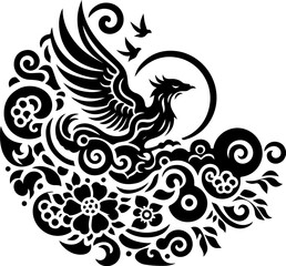 sketch vector illustration design image icon logo symbol abstract accessories decoration ethnic classic vintage traditional chinese 