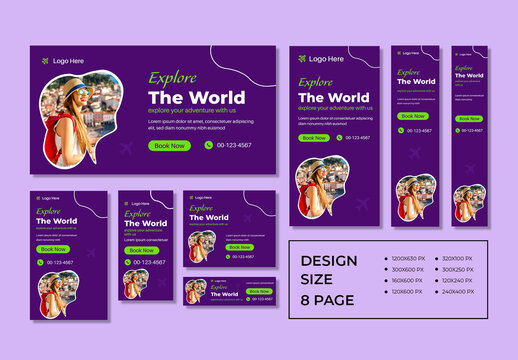 Travel Web Banner Design