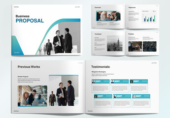 Clean Business Proposal Book Layout