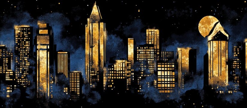 Night City Skyline