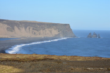 Scenic Road Through Icelandic Mountains