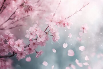 Obraz premium abstract background cherry blossoms