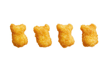 Crispy bear-shaped snacks