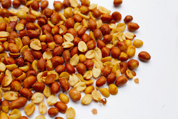 Red skin peanuts roasted salted, peanut snacks