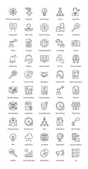 Business & Finance Icon Set Vector Icon Stock Illustration