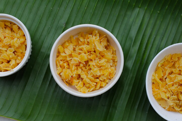 Dries cabbage leaves praserveg vegetables