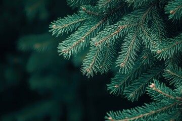 Fototapeta premium A closeup of a beautifully decorated Christmas tree with lush branches
