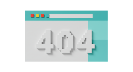 Isolated Error 404 Page