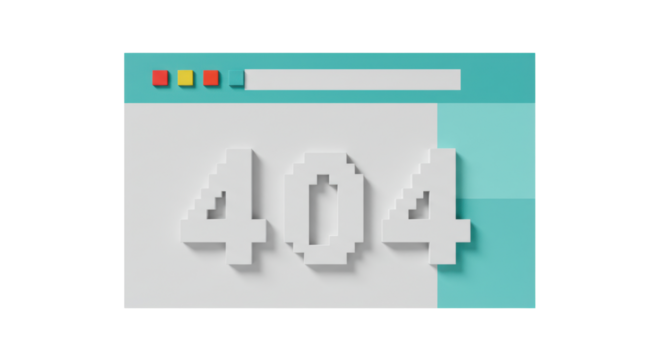 Isolated Error 404 Page