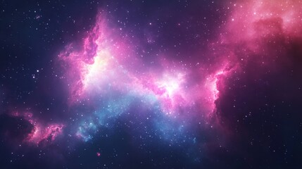 Obraz premium Cosmic Nebulae Colors in Deep Space