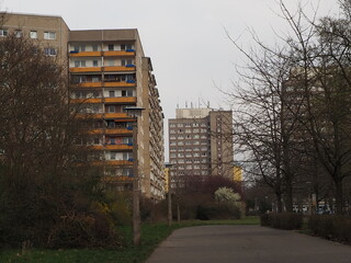 The Grünau district in Leipzig, built during the GDR era