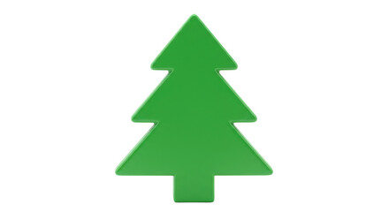 Isolated Green Christmas Tree