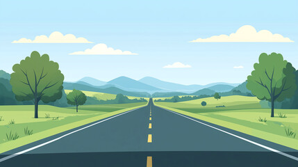 road in the mountains