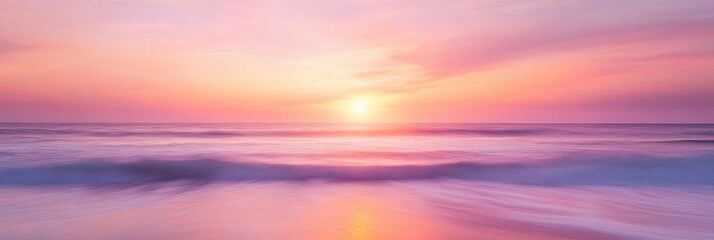 abstract background sunset on the sea shore