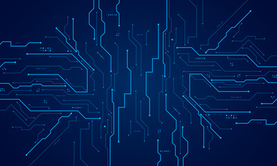vector futuristic circuit board , Electronic motherboard , Communication and engineering concept , Hi-tech digital technology concept	
