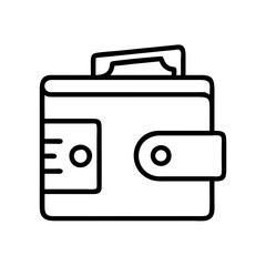 Wallet icon vector illustration design for finance money payment and business concept