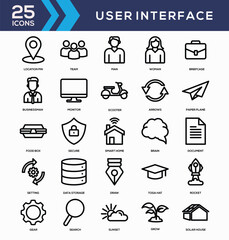 Line - User Interface Icon Collection Vol 1