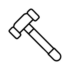 Illustration of a sledge hammer tool for construction and demolition projects