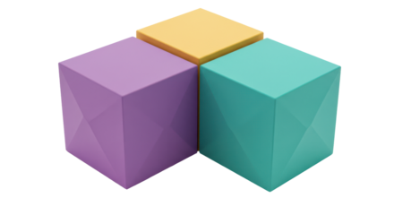 Isolated Colorful Geometric Cubes