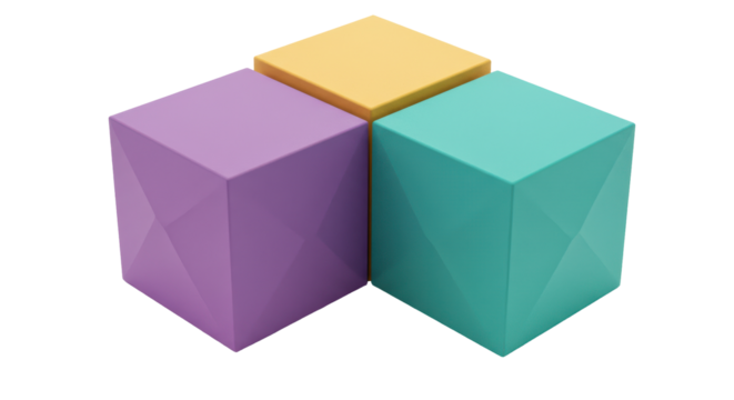 Isolated Colorful Geometric Cubes