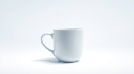 Fototapeta premium Steaming White Mug Illustration