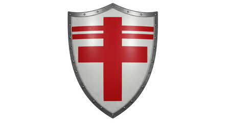 Isolated Medieval Shield